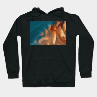 Abstract Seaside Hoodie